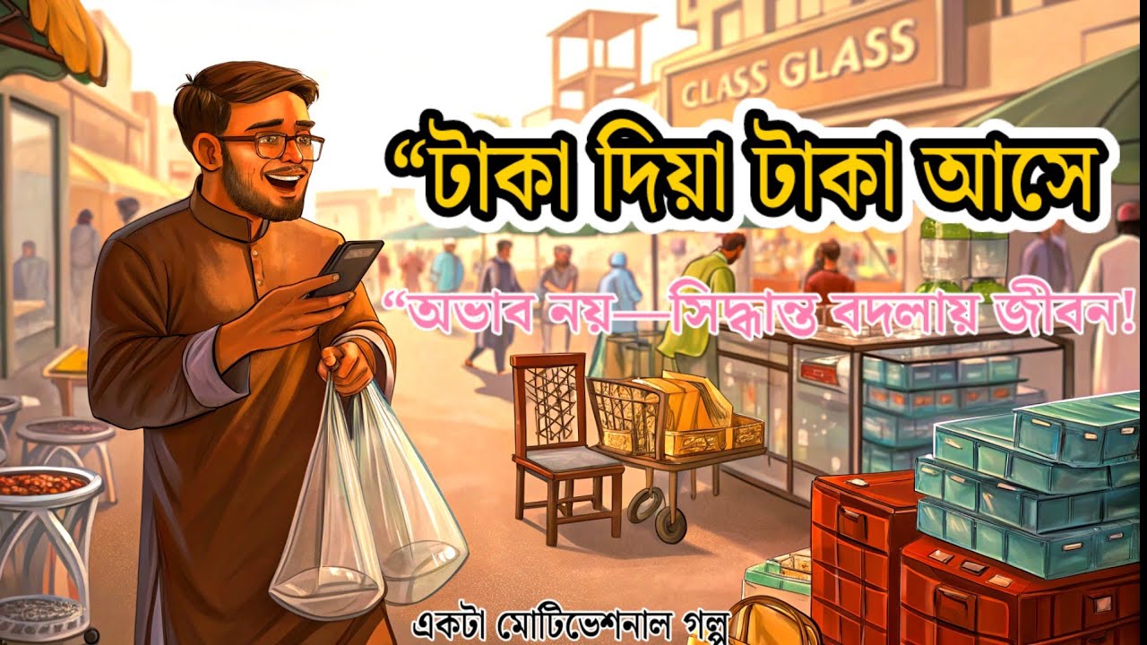 “টাকা দিয়া টাকা আসে—বাংলাদেশের এক দরিদ্র ছেলের জীবনের রিয়েল টার্নিং পয়েন্ট | Bangla motivation story