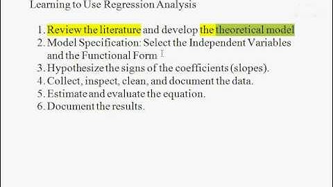 4 Using Econometrics b How to use Regression