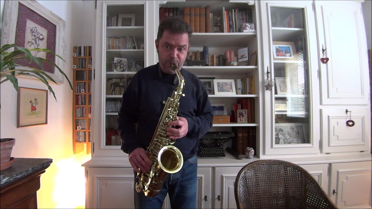 N° 16 des 18 Exercices ou Etudes d'après Berbiguier ( saxophone alto