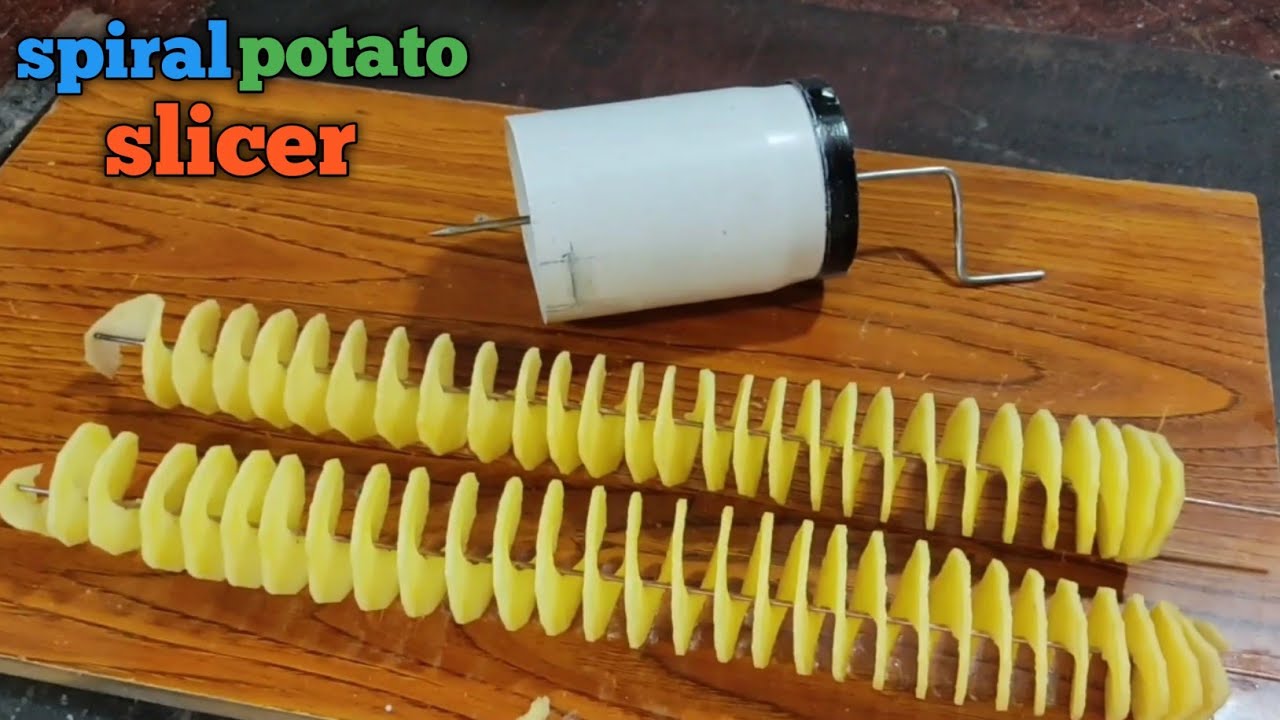 Electric Tornado Potato Slicer Cutter Spiral 3 In 1