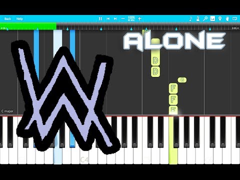 Alan Walker - Alone Piano Tutorial Easy