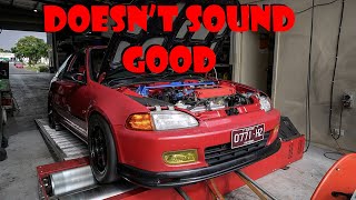 Taking The B16 Eg Civic To A Roller Dyno | Doesn't Go As Planned