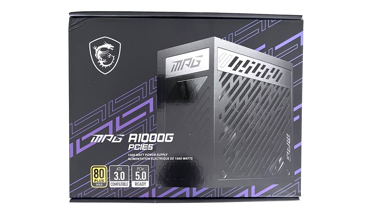 MSI 80+ GOLD FM (850W) - Alimentation MSI 