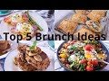 Top 5 Delicious Brunch Recipes | 五道好吃早午餐｜Breakfast Ideas | 早餐食譜