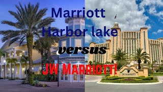 Marriott Harbour Lake & Grand Lakes JW Marriott Orlando Full Resort Tours| Best resorts near Disney