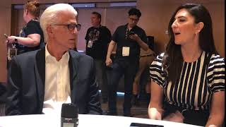 Comic Con 2019: A quicker chat with Ted Danson and D'arcy Carden from THE GOOD PLACE