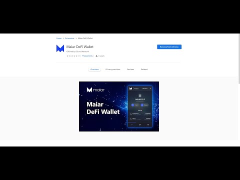 Tutorial - Maiar Web Wallet Extension Setup and Maiar Exchange