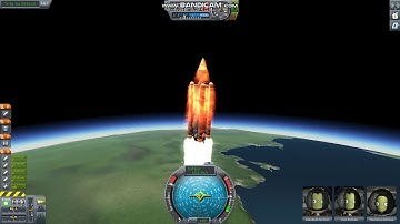 KSP.  kerbal space program.crazy rocket launch