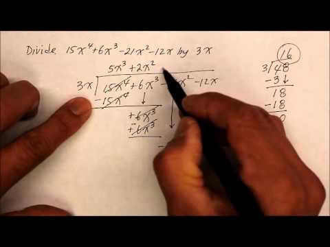 504A1  Divide Polynomials