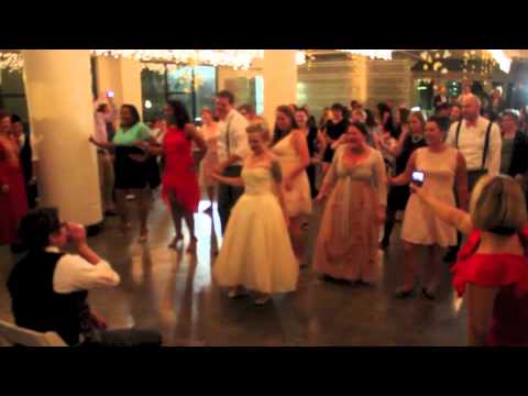 Sarahs surprise wedding flashmob for Elissa