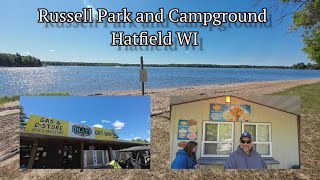 Russell Park and Campground  Hatfield WI Walk through