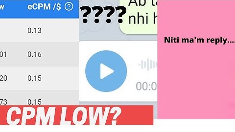 Pdisk Low CPM Problem? Niti Replied watch and know this