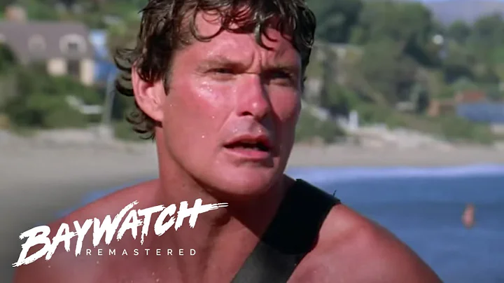 MITCH RESCUES A WOMAN DROWNING... Watch What Happens NEXT! Baywatch Remastered