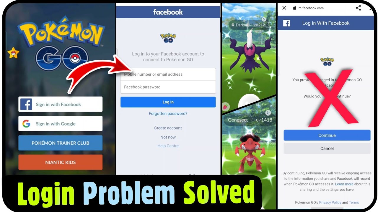 how to fix pokemon go login problem｜TikTok Search
