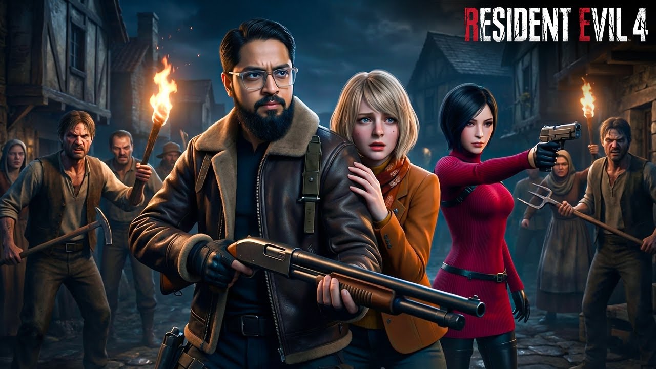 Resident Evil 4 LIVE 🔴 Save Ashley on The Island Boss Battes Day 6