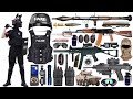 Special Forces military toy gun set unboxing, AWM sniper rifle, M32 grenade launcher,tactical helmet
