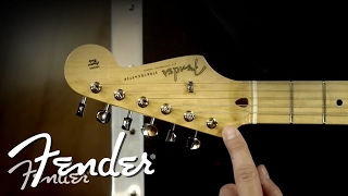 how to | changing electric guitar machine heads | fender