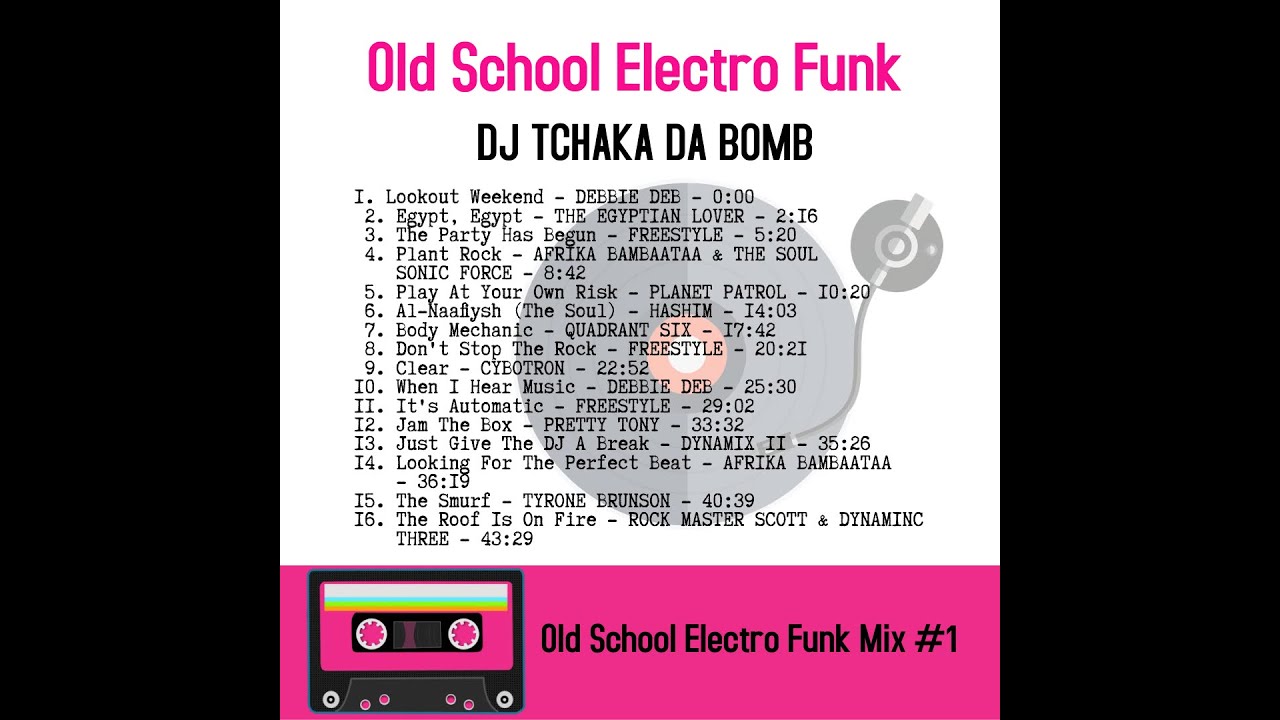Old School Electro Funk Mix #1 - (DJ Tchaka Dabomb)