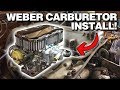 Weber Carburetor Install | Mazda B2000