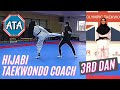 Hijabi Taekwondo Fighter/Coach | 3rd Dan Black Belt