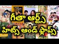 Geetha Arts Hits and Flops All Telugu movies list upto Ala Vaikunthapurramuloo