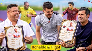Thumbnail for لقاء استثنائي مع رونالدو الظاهرة و لويس فيجو! | قيّموا مهاراتي!!😍🔥