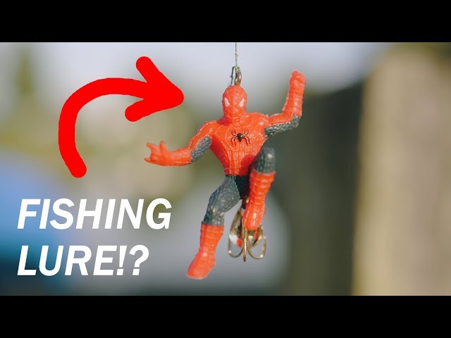 SPIDERMAN Fishing Lure!? 