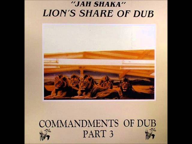 英CD Jah Shaka Commandments Of Dub 3: Lions Share Dub SHAKACD847 Jah Shaka /00108 Jah Shaka Lion's Share Of Dub (Commandments Of Dub Pt 3) LP