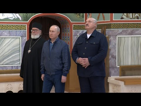 ⚡️⚡️⚡️Лукашенко и Путин на острове Валаам! // Мужской монастырь. Июль, 2023