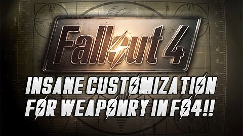 FALLOUT 4 : Insane Weapon Customization! (E3 2015)