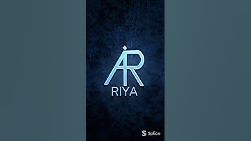 Riya name creat to Brand Logo🔥|name making to logo❤️#shorts #viral #trending #riya #logo #art