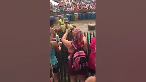 Guy rides hog,  Cauldron Falls Wisconsin 2016