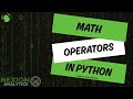 Is Mastering Basic Math Operators The KEY To Coding Success?