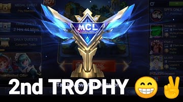 MCL Weekly Champion PRIZE/REWARDS (My 2nd Time)