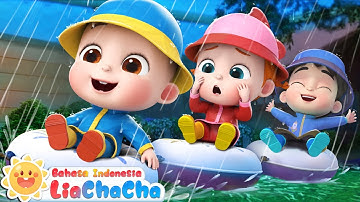 Bermain di Hari Hujan | Lagu Hari Hujan ☔| Lagu Lucu | Lagu Anak-anak | LiaChaCha Bahasa Indonesia