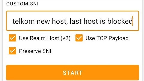 Telkom New Host 🇿🇦 , Create your own HA Tunnel files