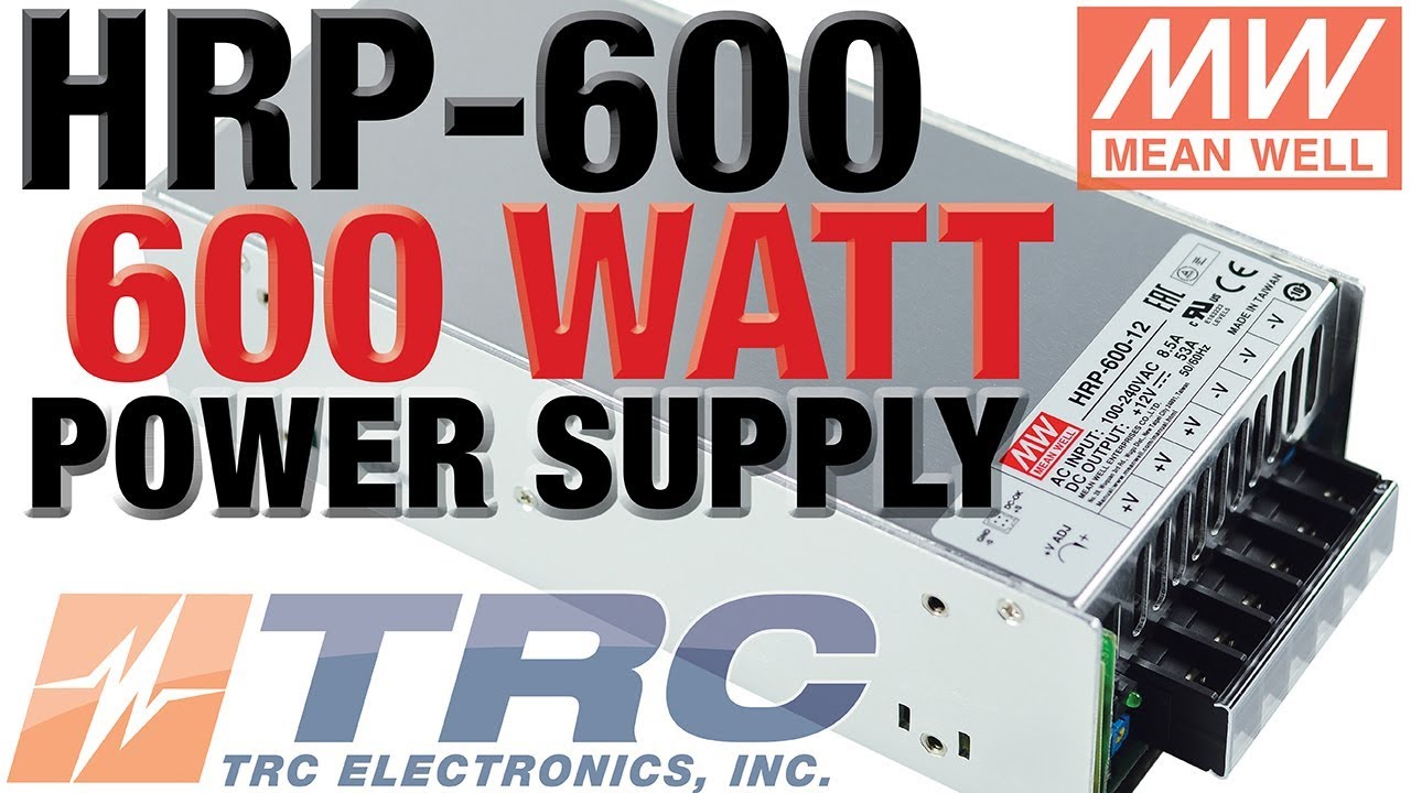 MEAN WELL HRP-600 PFC Power Supply | 600 Watts Power Supply | HRP