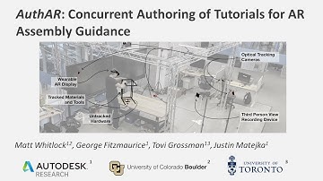 GI 2020: AuthAR: Concurrent Authoring of Tutorials for AR Assembly Guidance