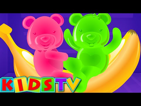 Five Little Bears Jumping On The Bed | baby nursery rhymes | children rhymes | kids tv song