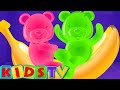Five Little Bears Jumping On The Bed | Nursery Rhyme And Kids Songs