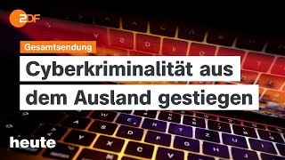 heute 19:00 Uhr v 13.5.24 Mehr Cyberkriminalität, AfD-Urteil Münster, Grünen gegen Rechts (english)