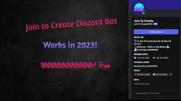 Join To Create Voice Channel Discord Bot || ASH Development