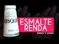 COMO FAZER ESMALTE DE RENDA EM CASA - Ideia Rosa