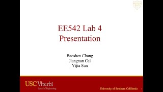 EE542 Lab 4 Demo