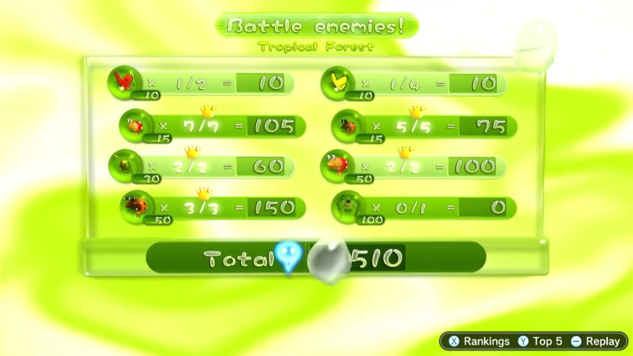 Pikmin 3 Deluxe: Battle Enemies 1-5