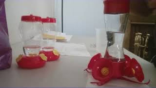 Make your hummingbird feeder not leaky And learn the humm feeder switch