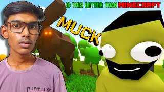 THIS GAME IS BETTER THAN MINECRAFT... Muck Hindi Gameplay  Muck Game Funny Gameplay