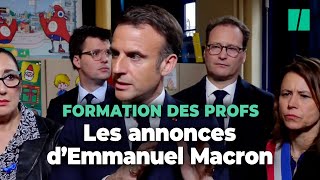 Macron recule sur la formation des professeurs des écoles et change encore le système