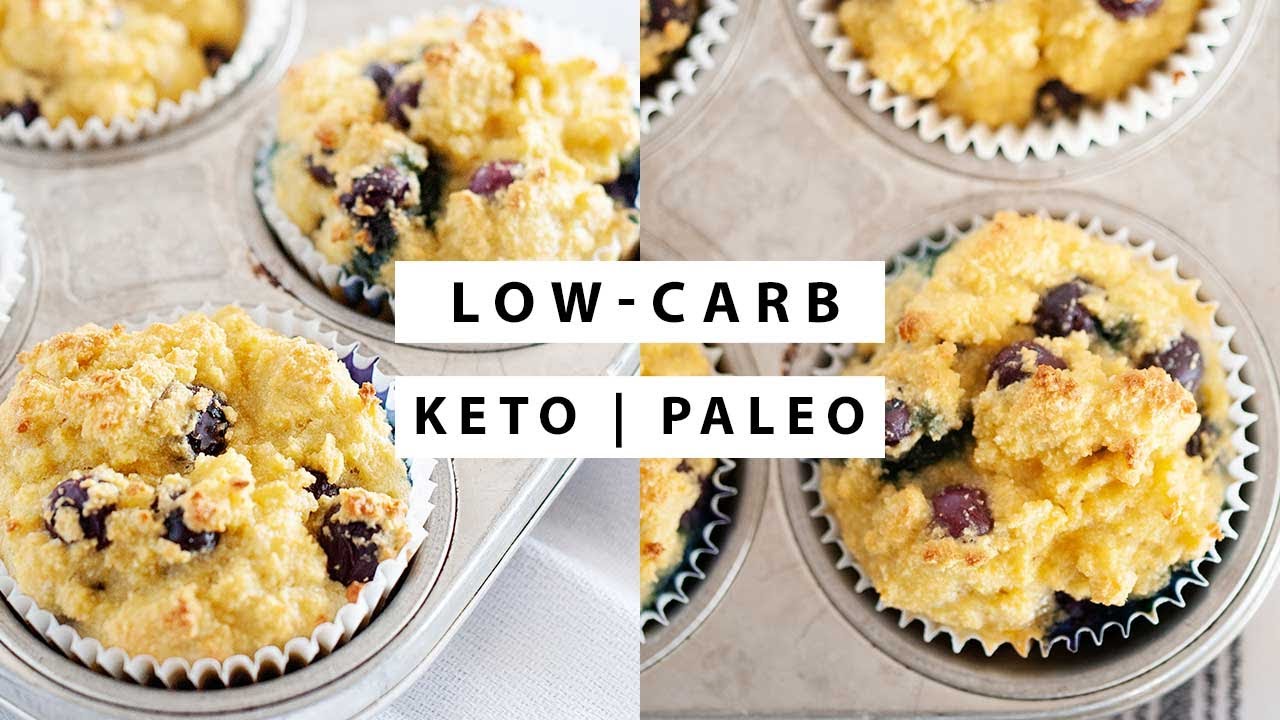 Blueberry Coconut Flour Muffins Youtube