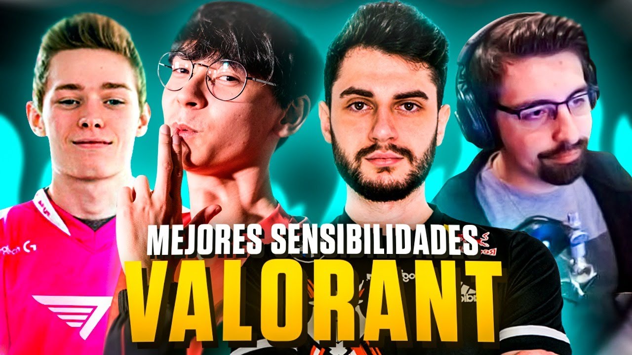 MEJORES SENSIBILIDADES de JUGADORES PRO de VALORANT StarK YouTube